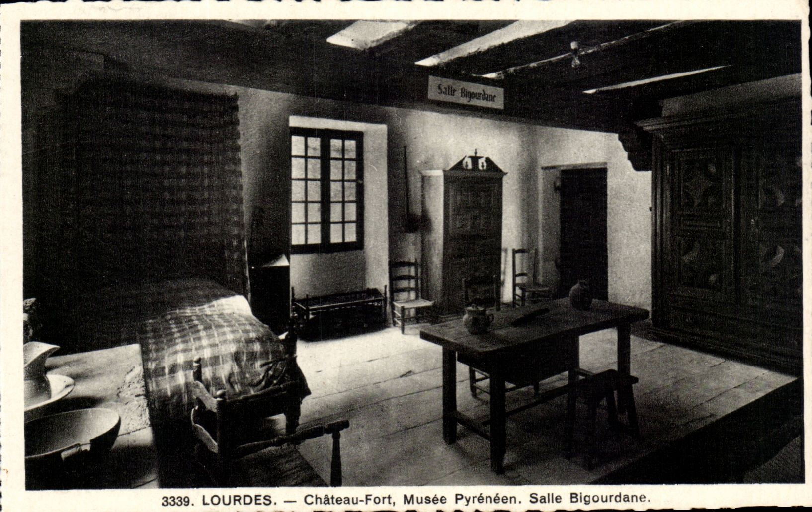 Lourdes - Le Chateau Fort - Musee Pyreneen - Salle Bigourdane - CPA 
