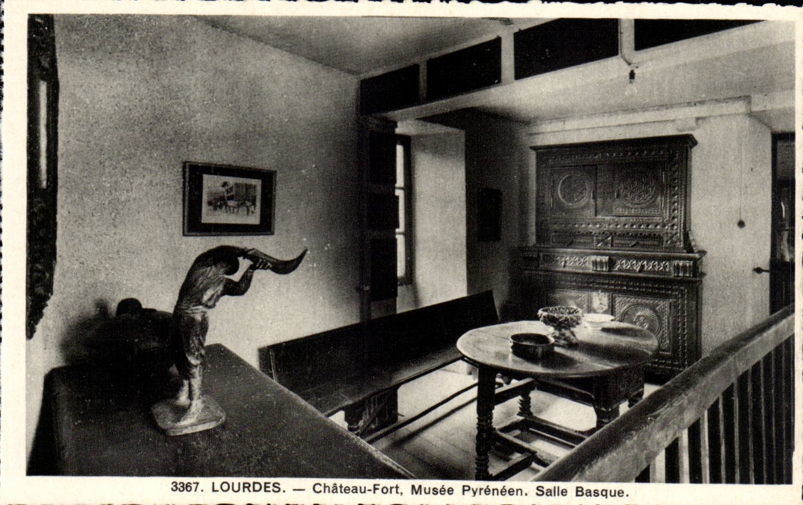 Lourdes - Le Chateau Fort - Musee Pyreneen - Salle Basque - CPA 