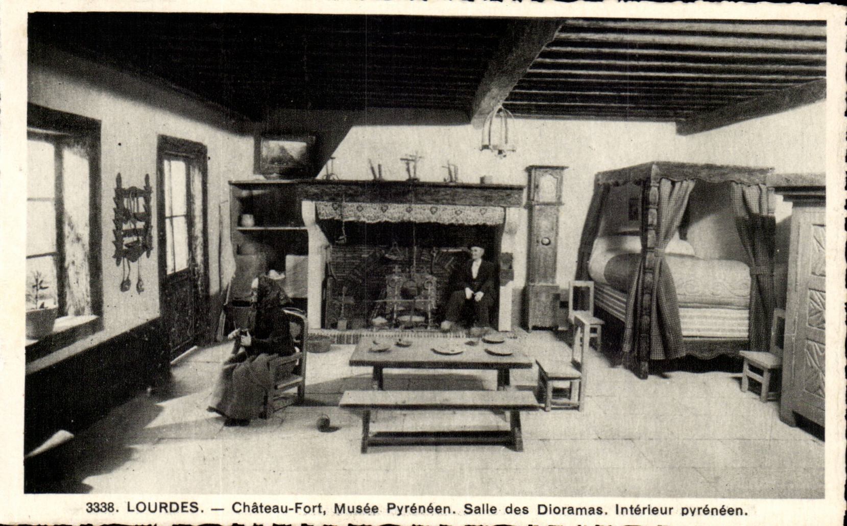 Lourdes - Le Chateau Fort - Musee Pyreneen - Salle Dioramas - CPA 