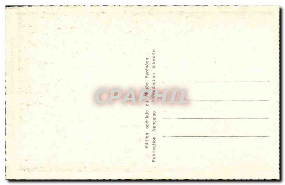 Lourdes — Le Château-Fort. Pont-levis. — Verso