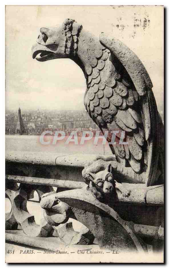 Paris - 4 - Notre Dame - Une Chimere - CPA 