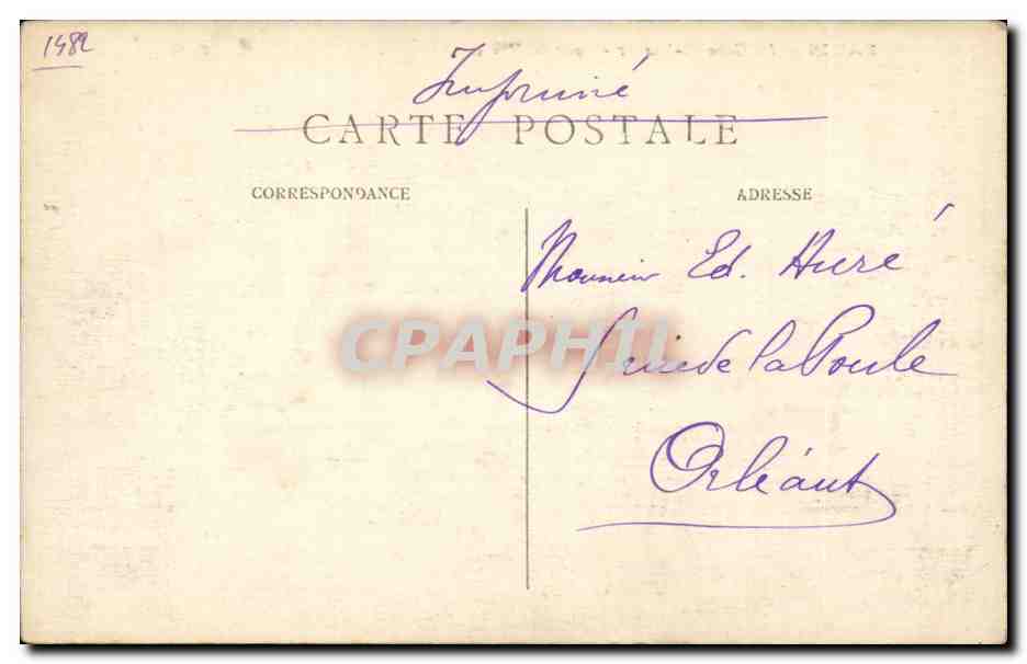 Paris — La Gare St-Lazare — Cour du Havre — C.M. — Reverso