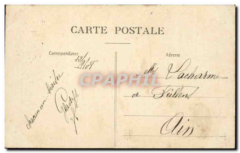 Paris - 5 - La Sorbonne - CPA  — Rückseite