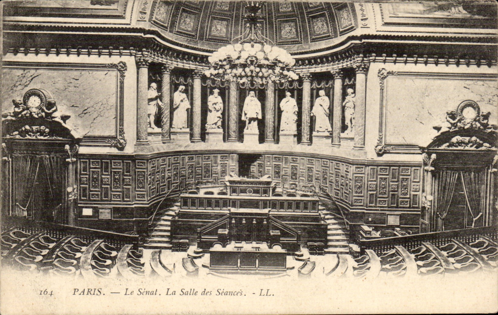 Paris - 6 - Le Senat - La Salle des Seances - CPA 