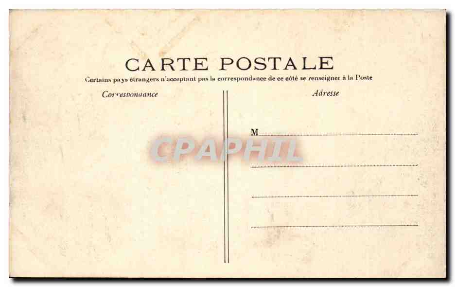 Paris - 3 - Le Square du Temple et Mairie du 3e Arrondissement - CPA  — Verso