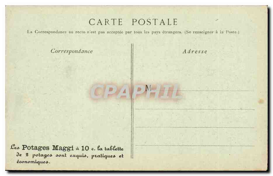 Paris - 8 - Gare Saint Lazare - CPA  — Verso