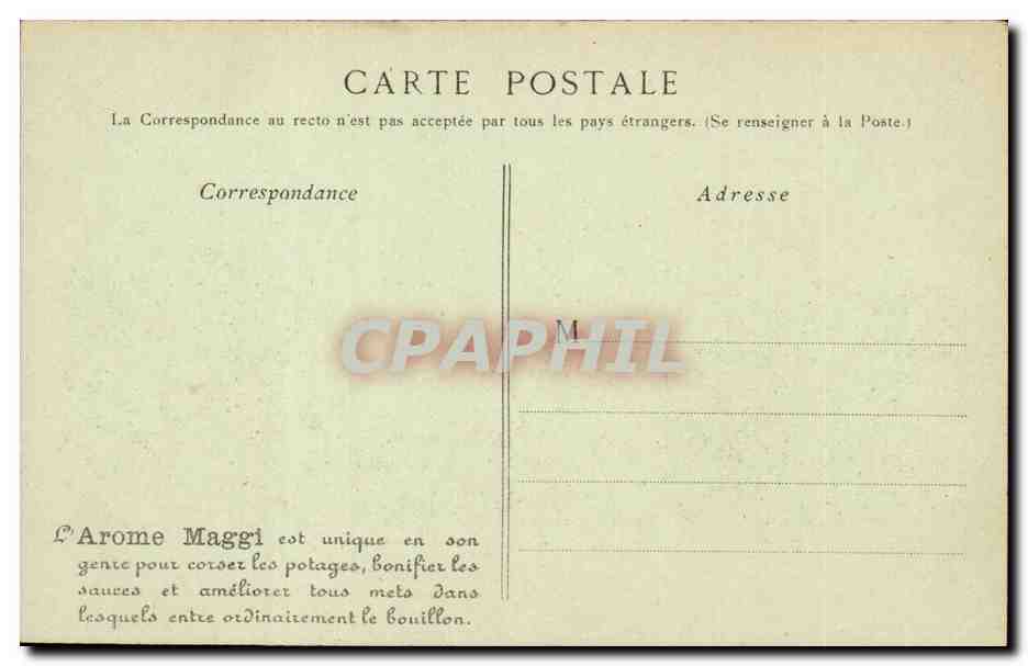 Paris - 13 - Nouvelle Gare D'Orleans - Maggi - CPA  — Rückseite