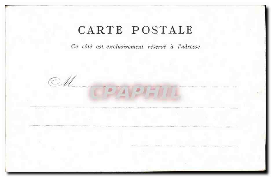 Paris - Palais Bourbon - Edite par le Bon Marche - CPA  — Verso
