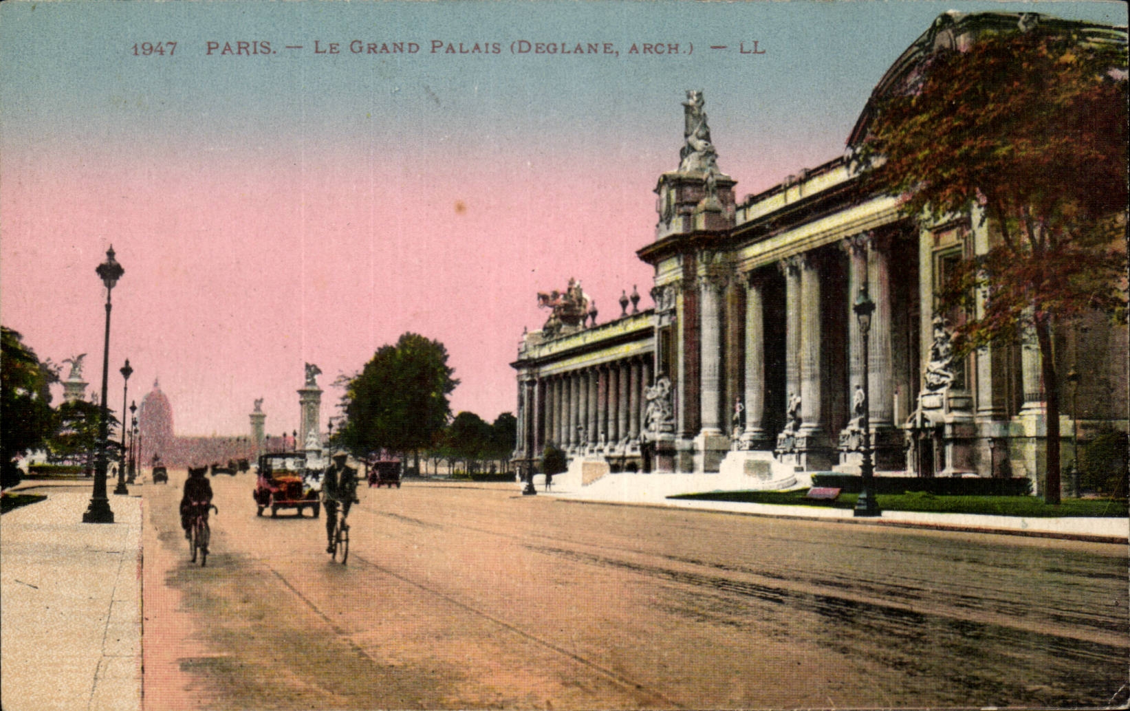 Paris - 8 - Le Grand Palais - velo - CPA 
