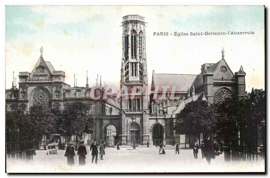 Paris - 1 - Eglise Saint Germain d'Auxerrois - CPA 