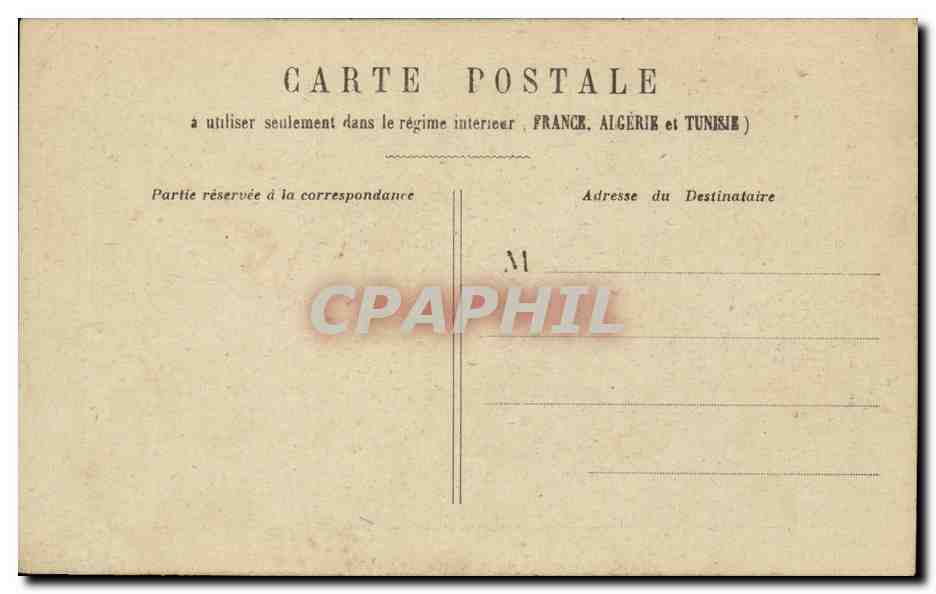 Paris - 1 - Theatre de la Comedie Francaise- CPA  — Verso