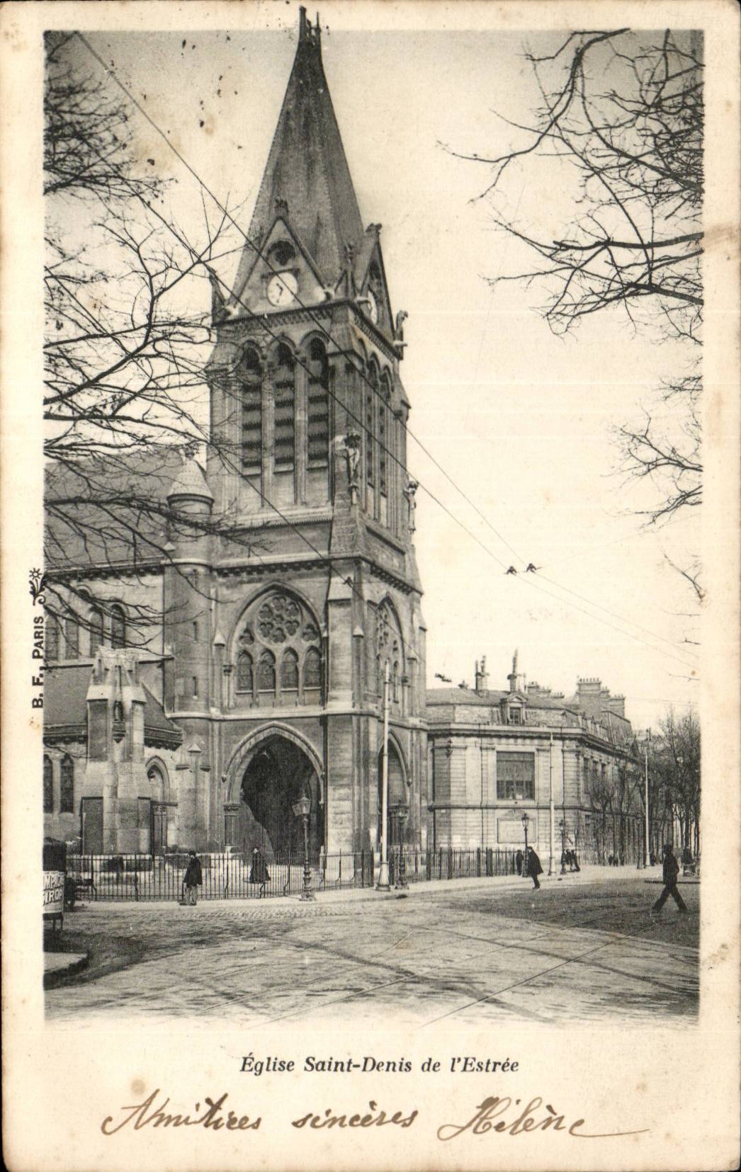 Paris - Eglise Saint Denis D'Estree - CPA 