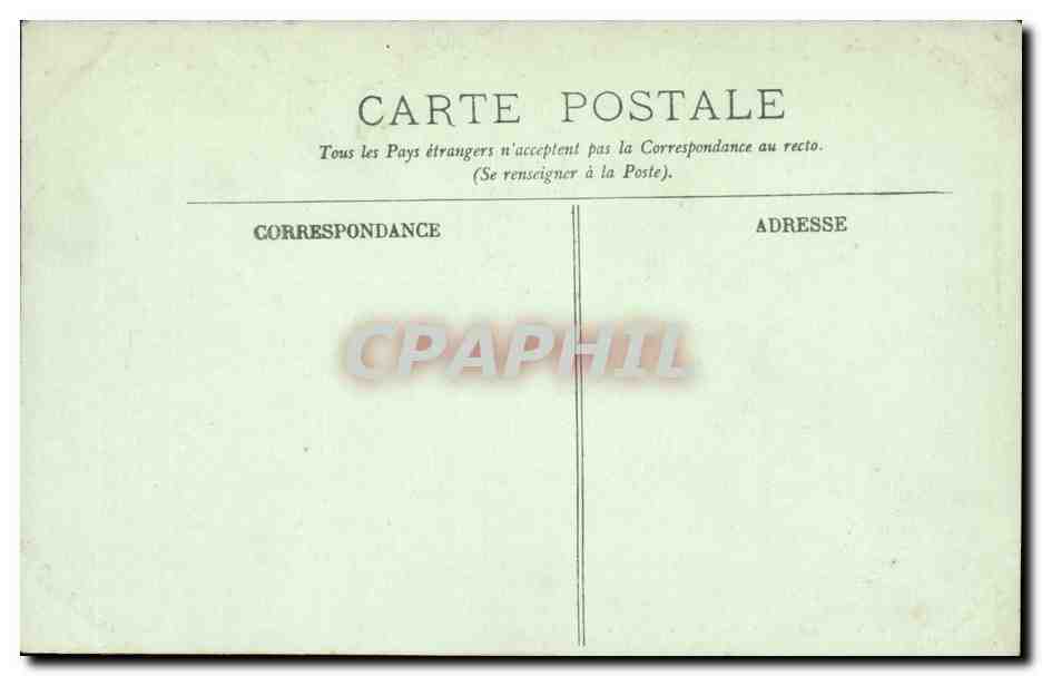 Paris - 1 - La Rue Castiglione - cheval - horses - CPA  — Rückseite