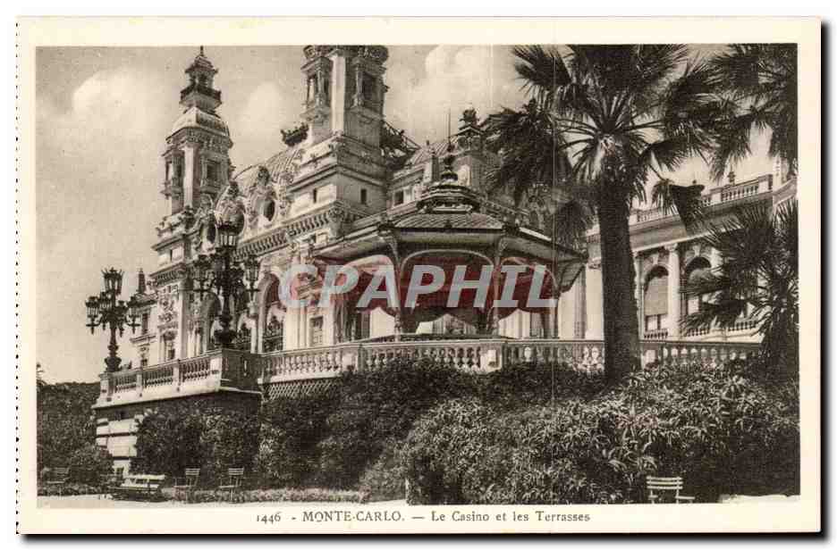 Monaco Monte Carlo CPA Le casino et les terrasses