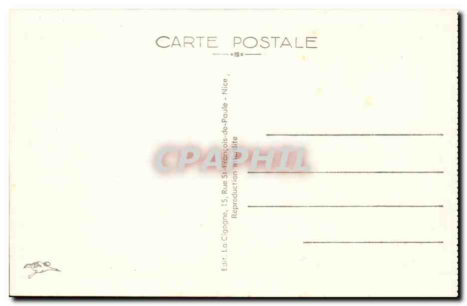 Monaco Monte Carlo CPA Le casino et les terrasses — Rückseite