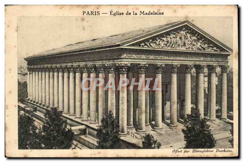 Paris CPA Eglise de la Madeleine