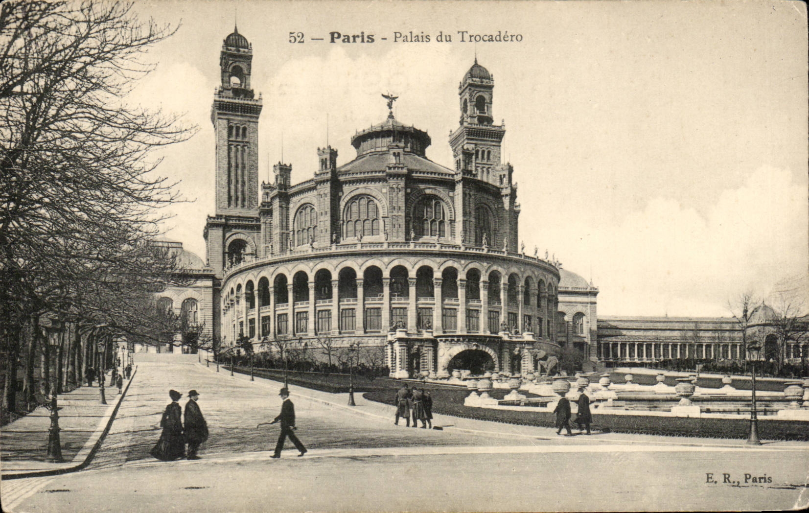 Paris CPA palais du Trocadero