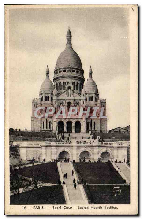 Paris CPA Sacre coeur 