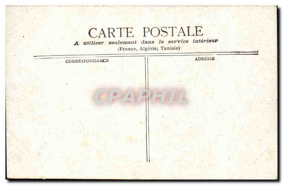 Paris CPA Boulevard et porte Saint Martin — Verso
