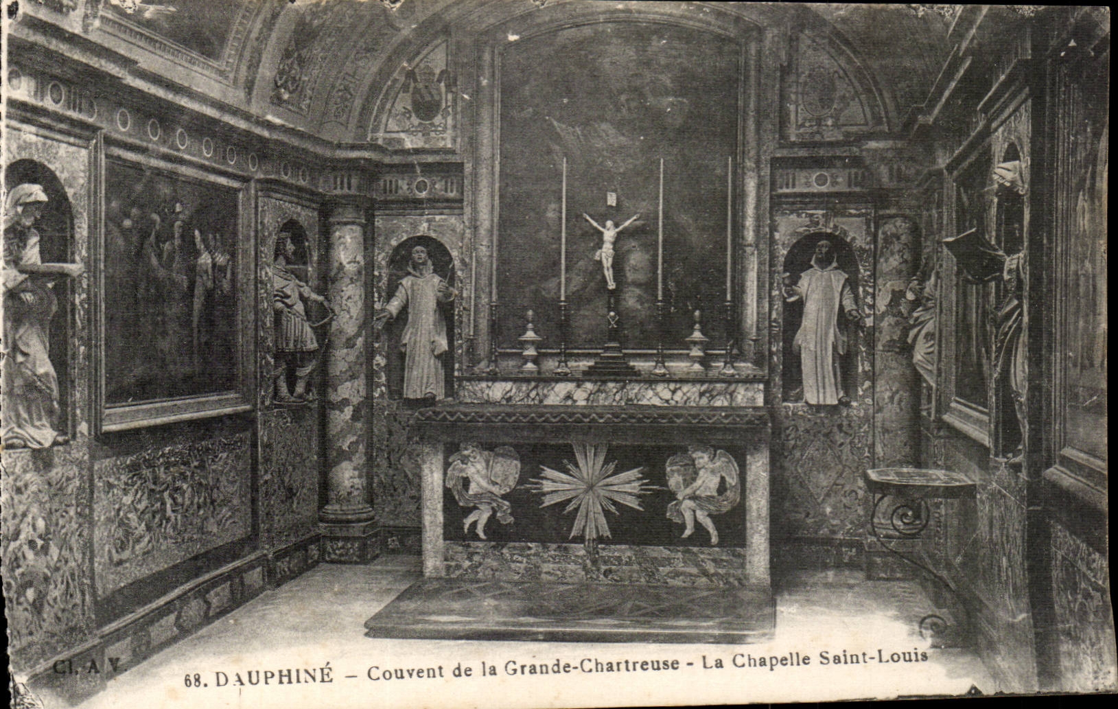 Dauphine CPA Le couvent de la grande chartreuse La chapelle Saint Louis