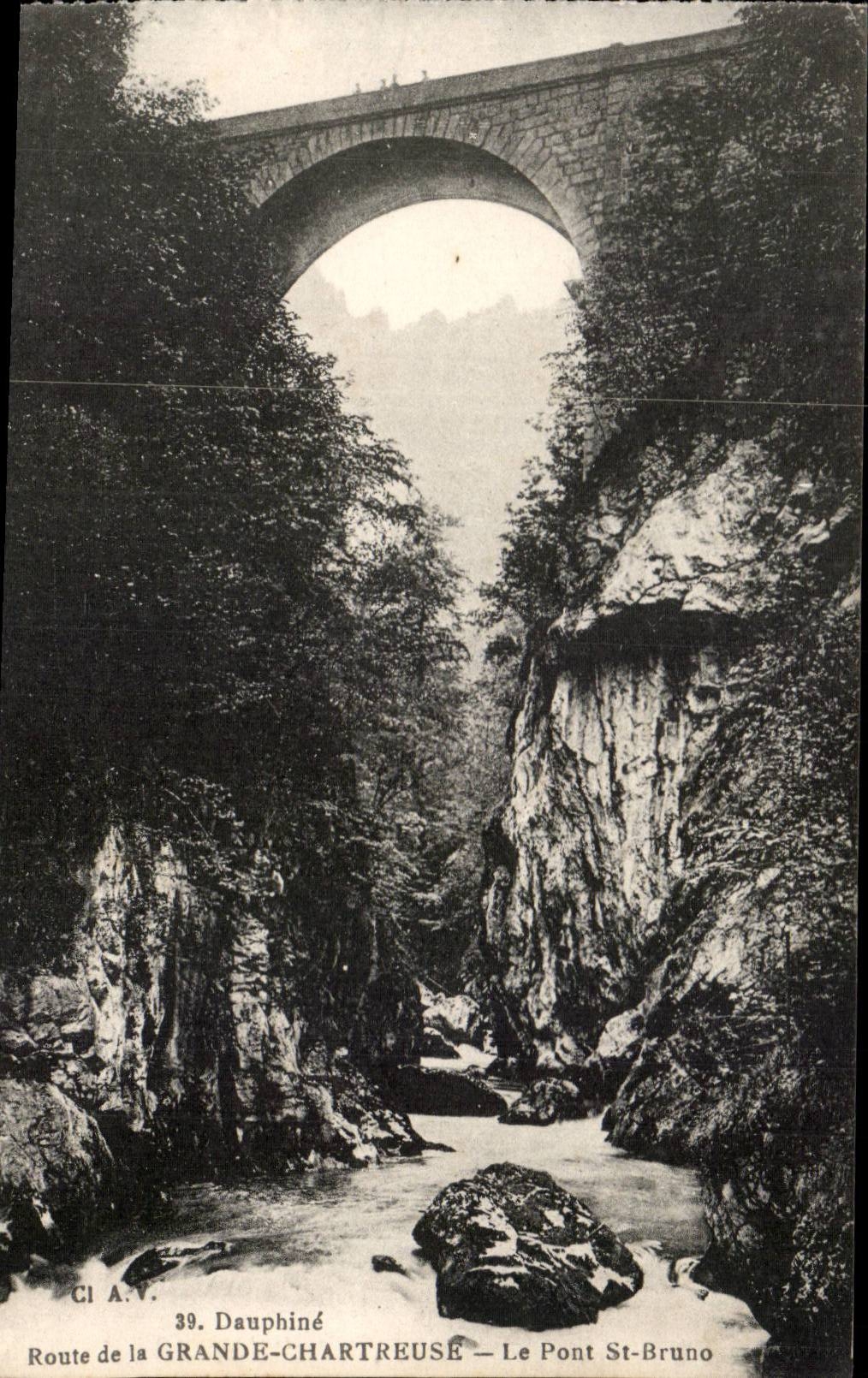 Dauphine CPA Route de la Gde chartreuse Le pont st Bruno