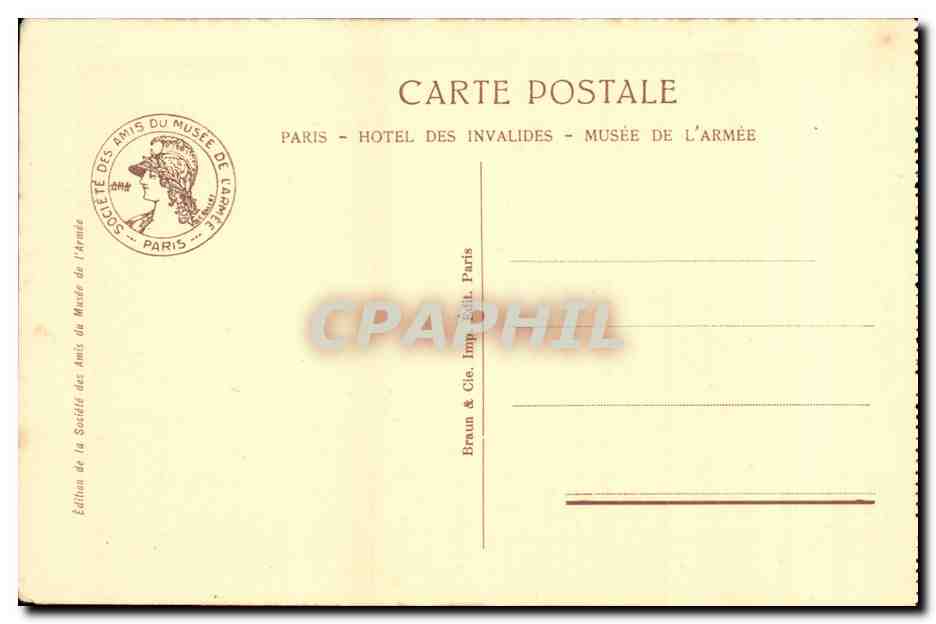 CPA Wagon du marechal Foch dns lequel a ete signe l'armistice du 11 novembre 1918 (militaria) — Rückseite