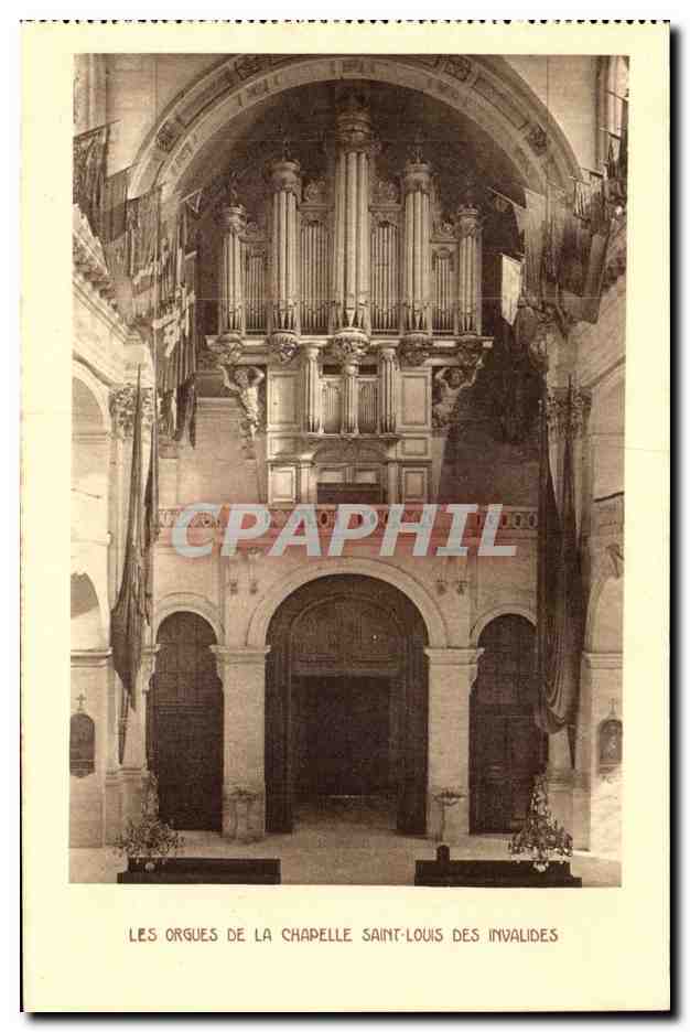 CPA Les orgues de la chapelle des invalides 