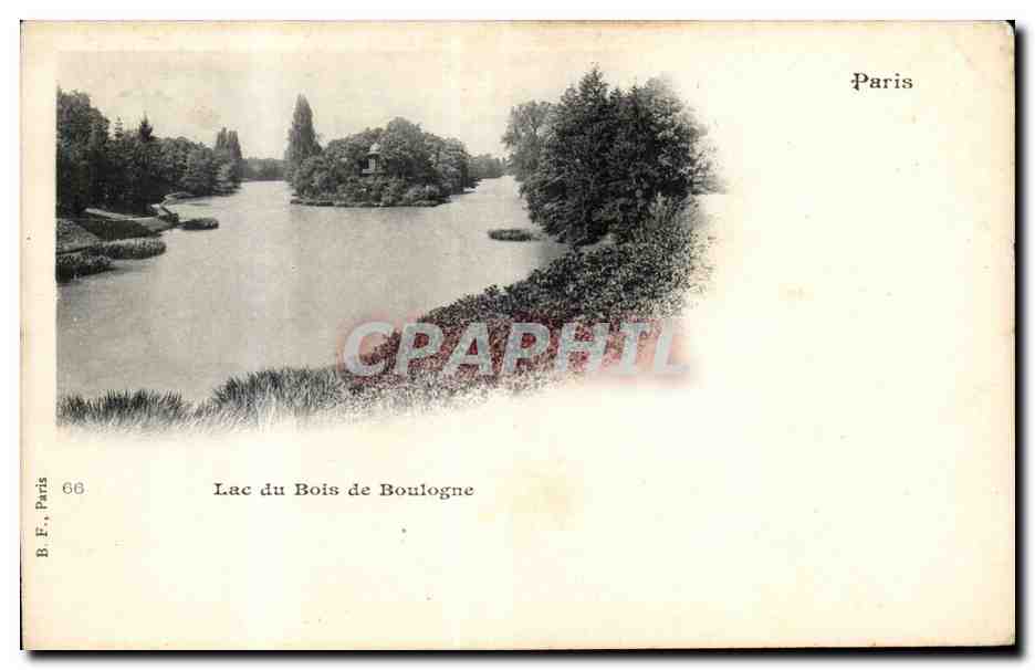 Paris CPA le alc du Bois de Boulogne