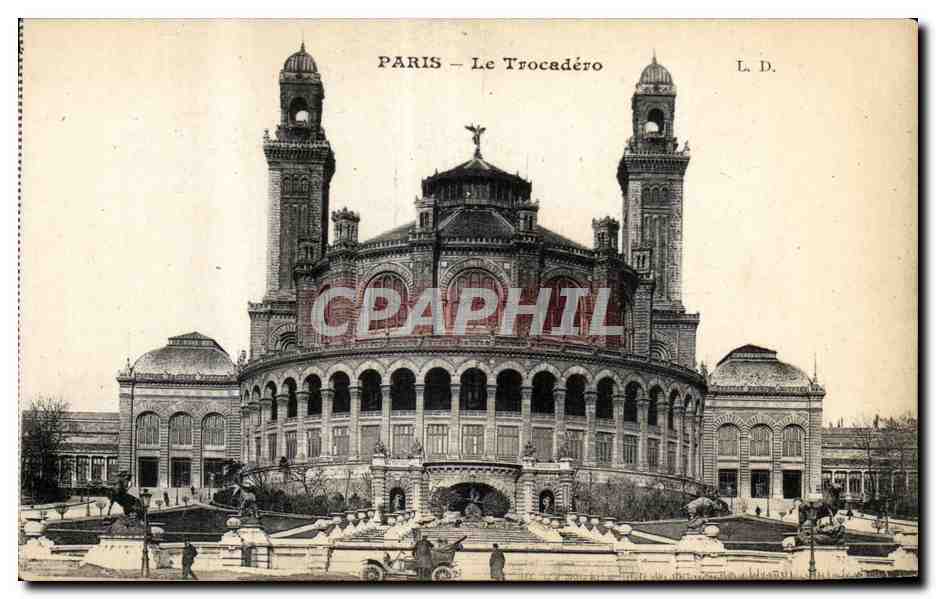 Paris CPA Le Trocadero