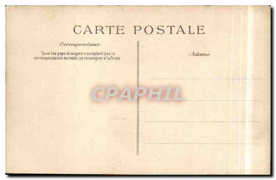 Paris CPA Comedie Francaise Le foyer — Rückseite