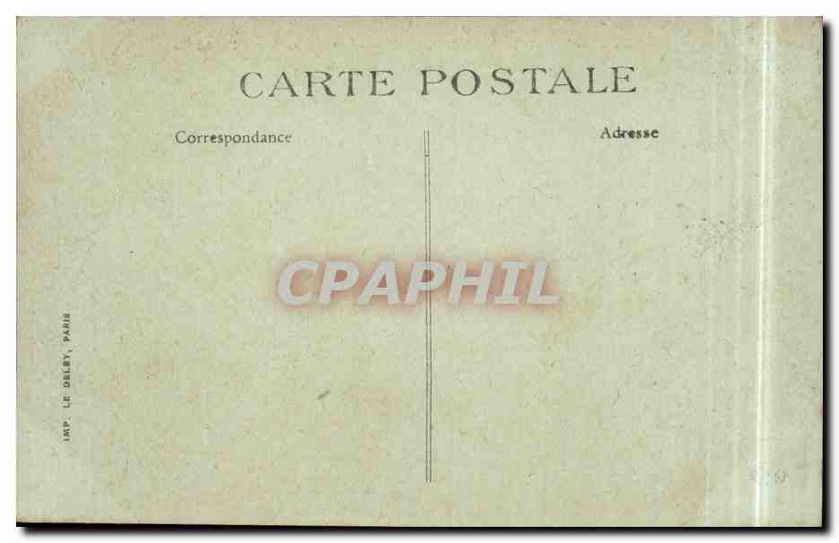 Paris CPA L'opera Garnier — Rückseite