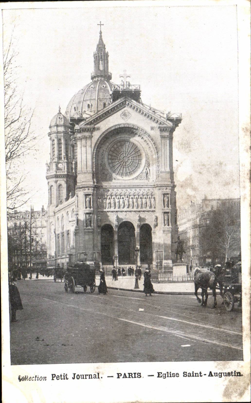 Paris CPA Eglise Saint Augustin