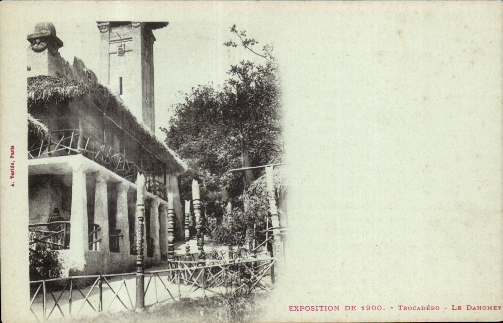 Paris CPA Exposition de 1900 Trocadero Le Dahomey