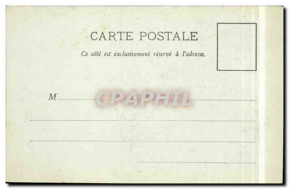 Paris CPA Exposition de 1900 Trocadero Le Dahomey — Rückseite