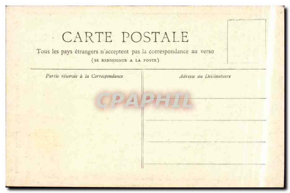 Paris CPA L'eglise de la Trinite — Rückseite