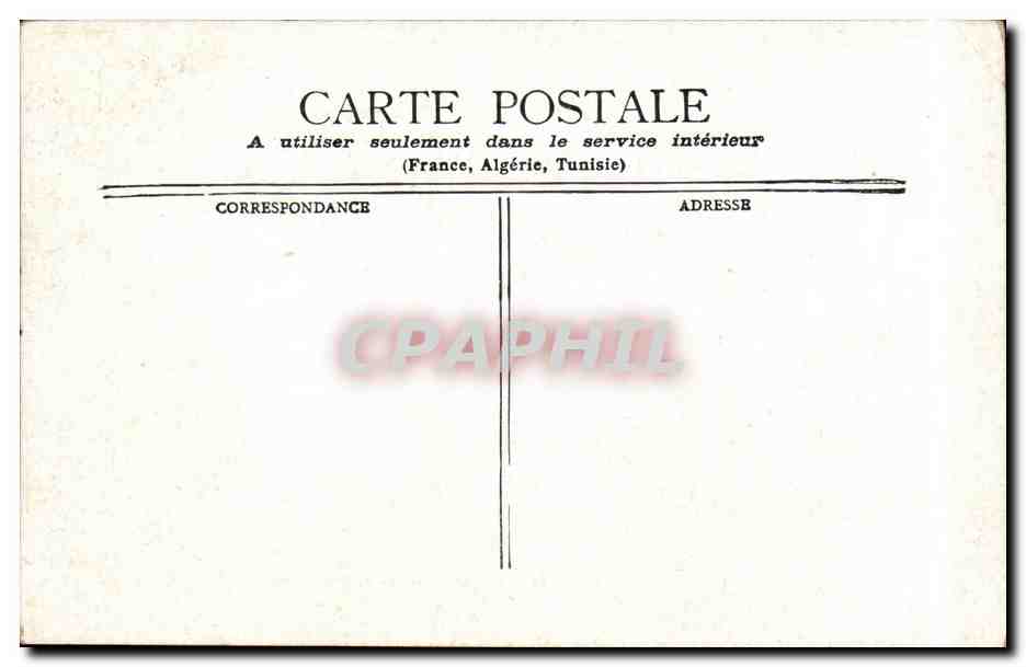Paris CPA Madeleine et Rue royale — Rückseite