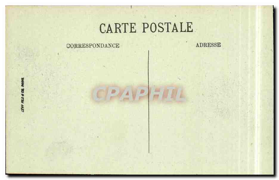 Paris CPA Eglise Notre Dame des Victoires — Rückseite