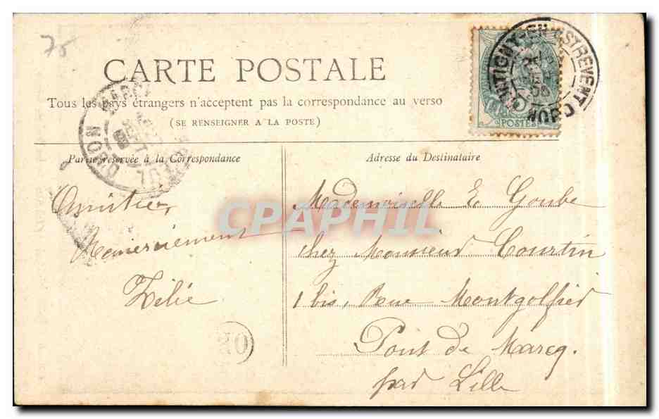 Paris CPA le Val de Grace (hopital hospital) — Rückseite