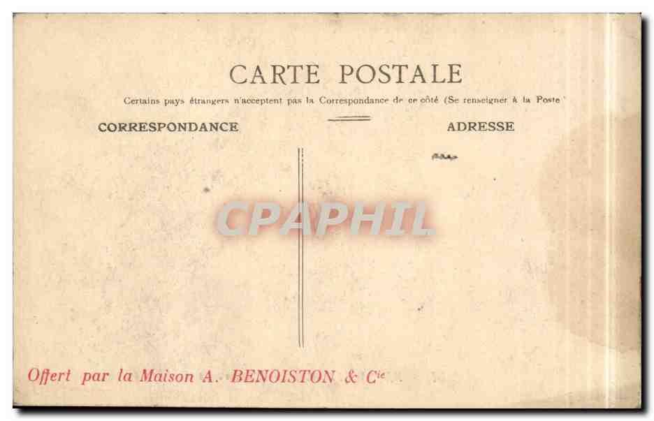 Paris CPA St Germain l'auxerrois — Verso