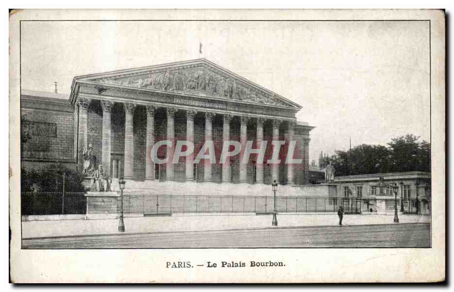 Paris CPA La palais Bourbon