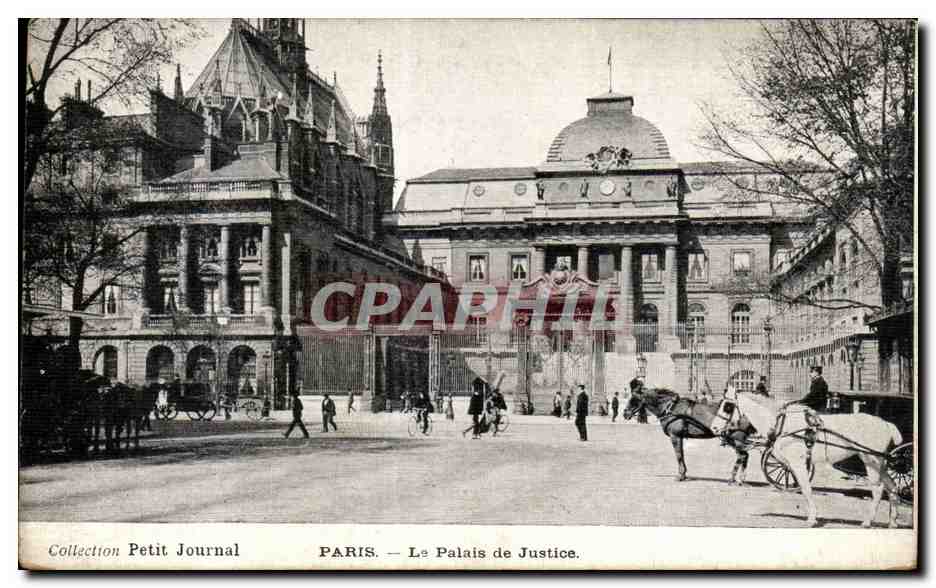 Paris CPA Le palais de Justice