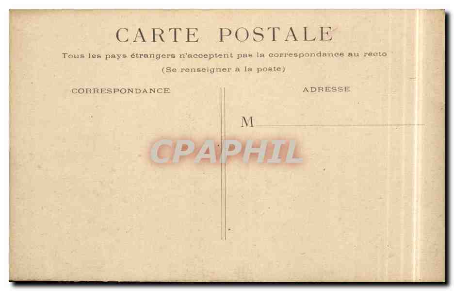 Paris CPA la comedie Francaise — Verso