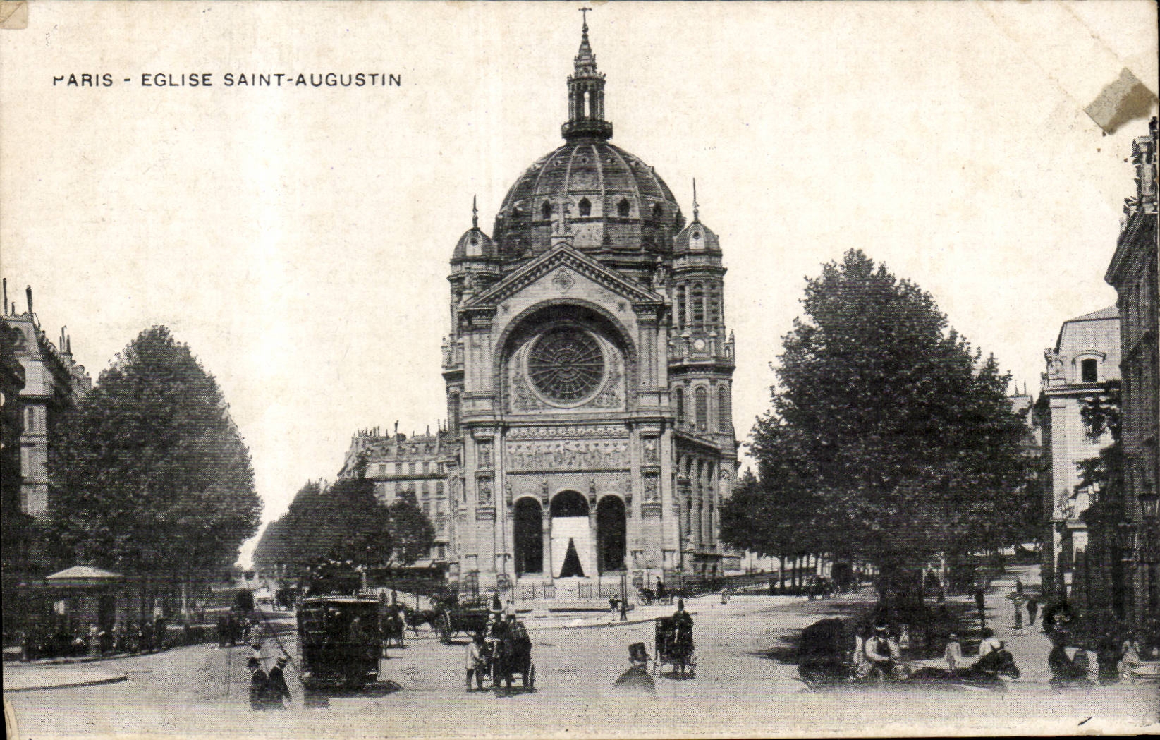 Paris CPA Eglise Saint Augustin