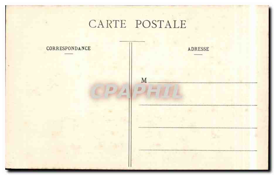 Paris CPA Le lion de Belfort — Rückseite