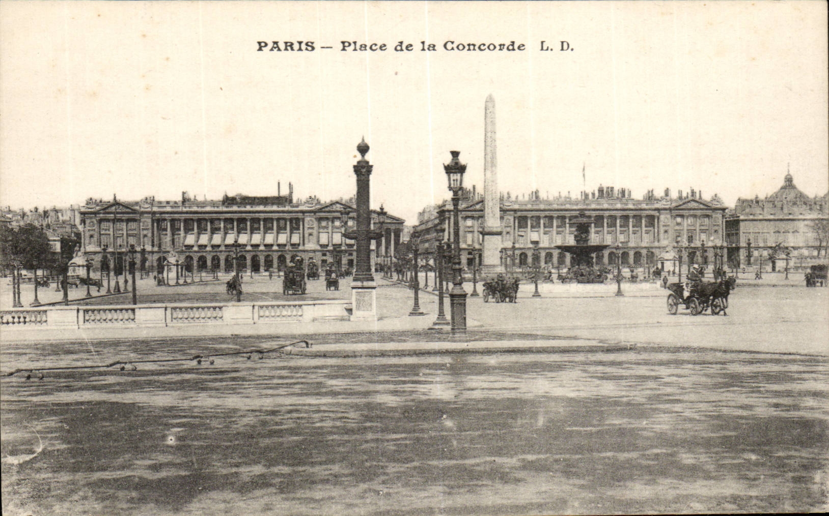 Paris CPA Place de la Concorde