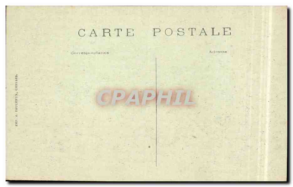 Paris CPA Place de la Concorde — Verso