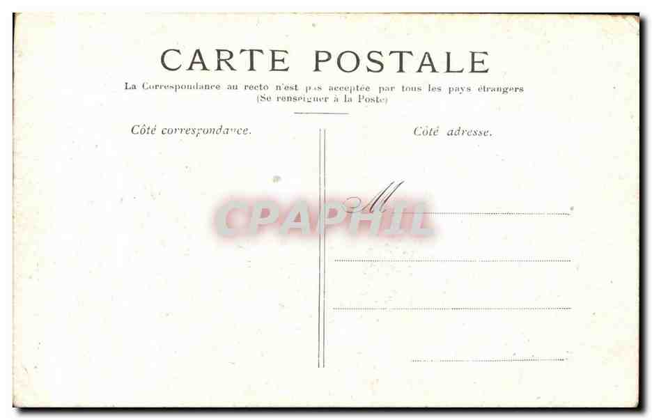 Paris CPA la conciergerie marche aux fleurs — Rückseite