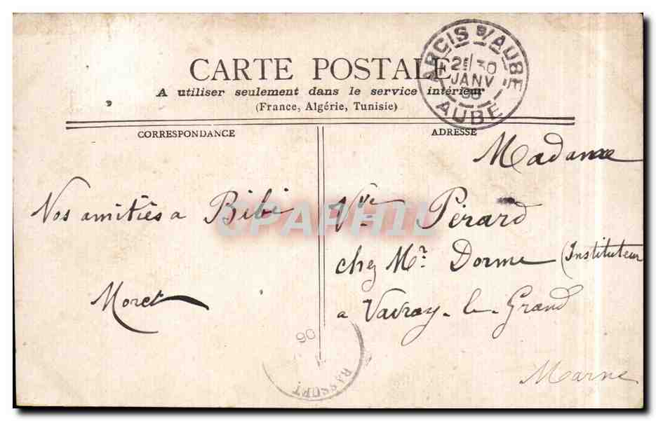 Paris CPA Banque de France — Back