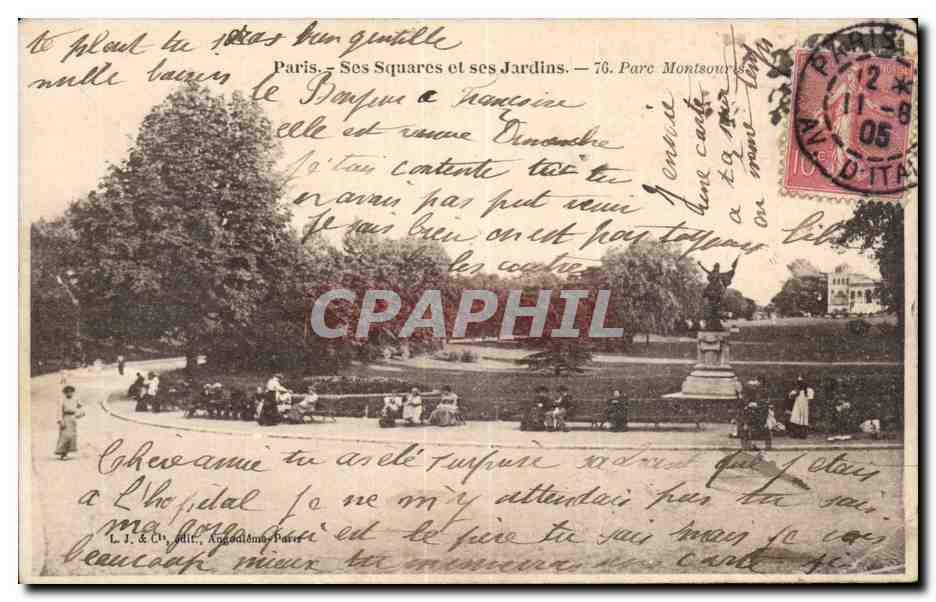 Paris CPA 76 Parc Montsouris