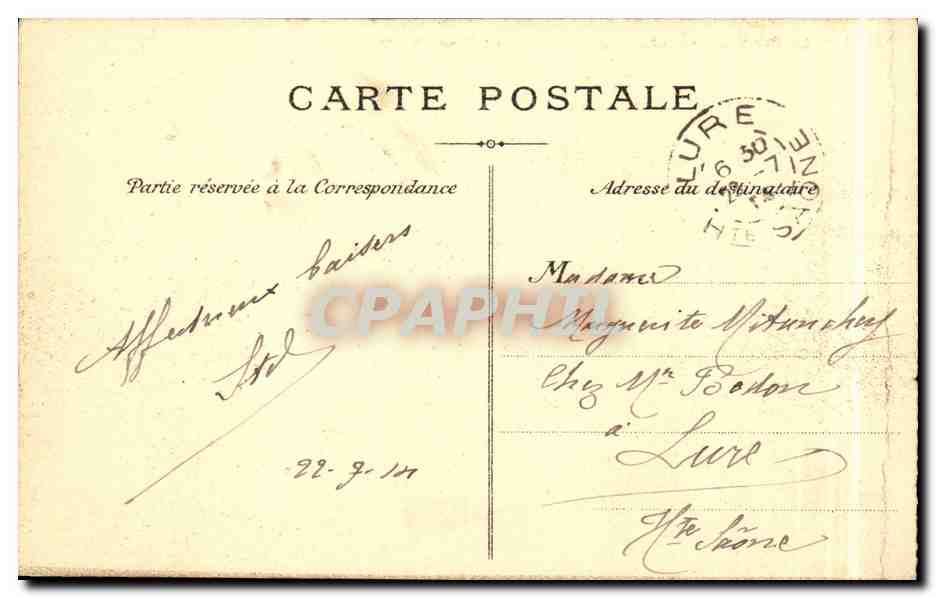 Paris CPA Le pont d'iena et le trocadero — Verso